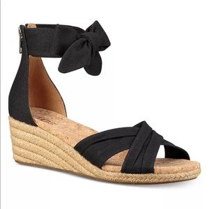 UGG Women's Traci Espadrille Wedge Sandals size 7.5